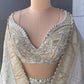 Off-White Colour Designer Lehenga with Zari & Sequins Work