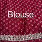 Elegant Red Silk Saree with Golden Zari Floral Design