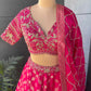 Rani Colour Lehenga with Designer Blouse