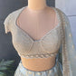 Sky-Blue Colour Designer Lehenga Lehenga with Zari Work