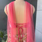 Crepe Floral Print Lehenga with Designer Blouse