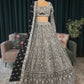 Black Heavy Embroidered Non-Bridal Lehenga with Dupatta