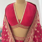 Silk Designer Rani Colour Lehenga with Zari & Sequins Work