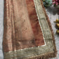 Grand Saree with Handcrafted Royal Elephant Zardozi & Bead Embroidery