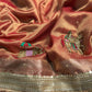 Grand Saree with Handcrafted Royal Elephant Zardozi & Bead Embroidery