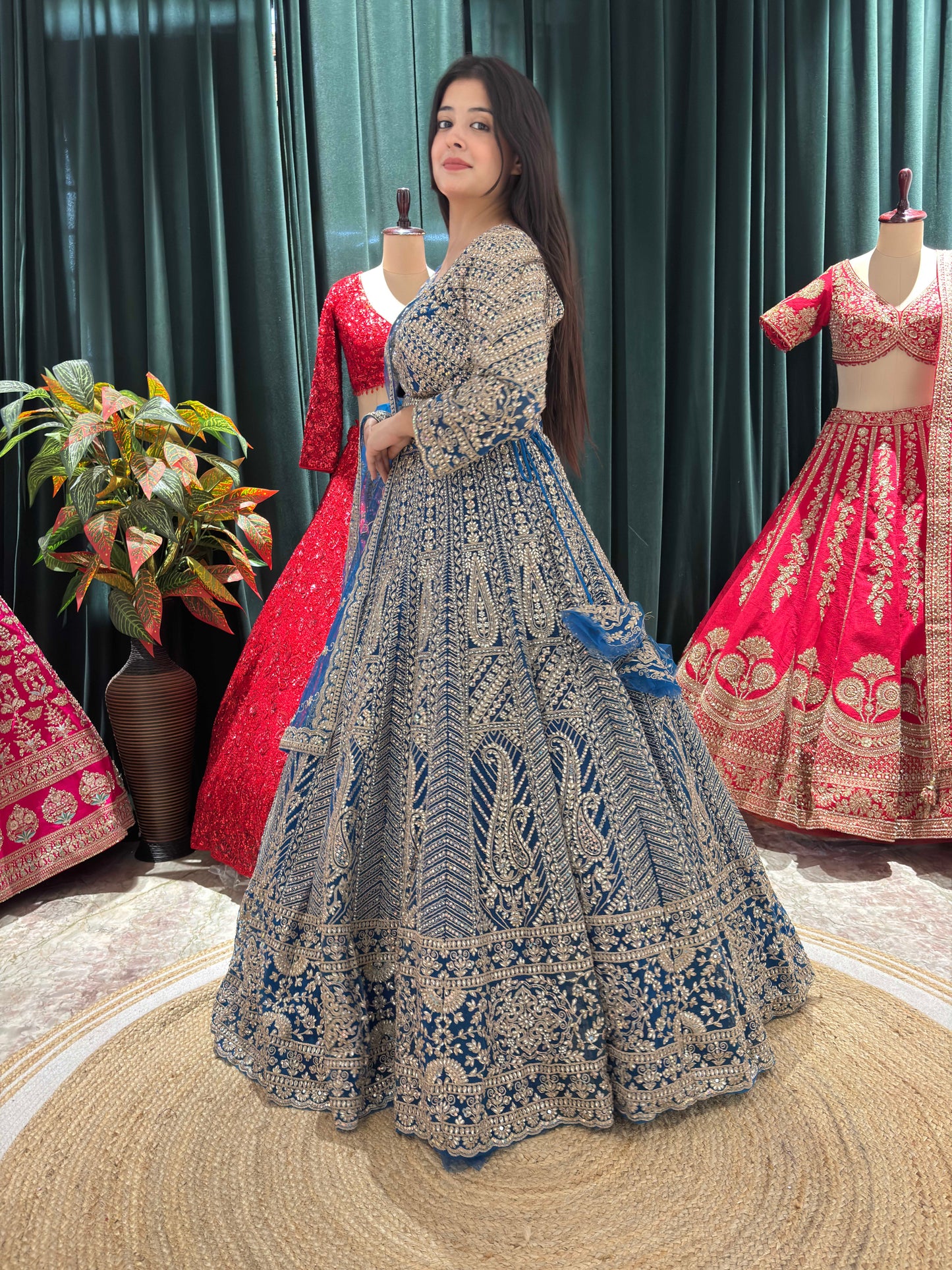 Perfect Lehenga with Intricate Embroidery and Matching Dupatta