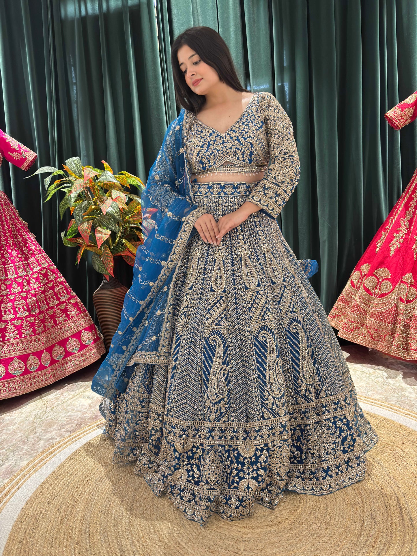 Perfect Lehenga with Intricate Embroidery and Matching Dupatta