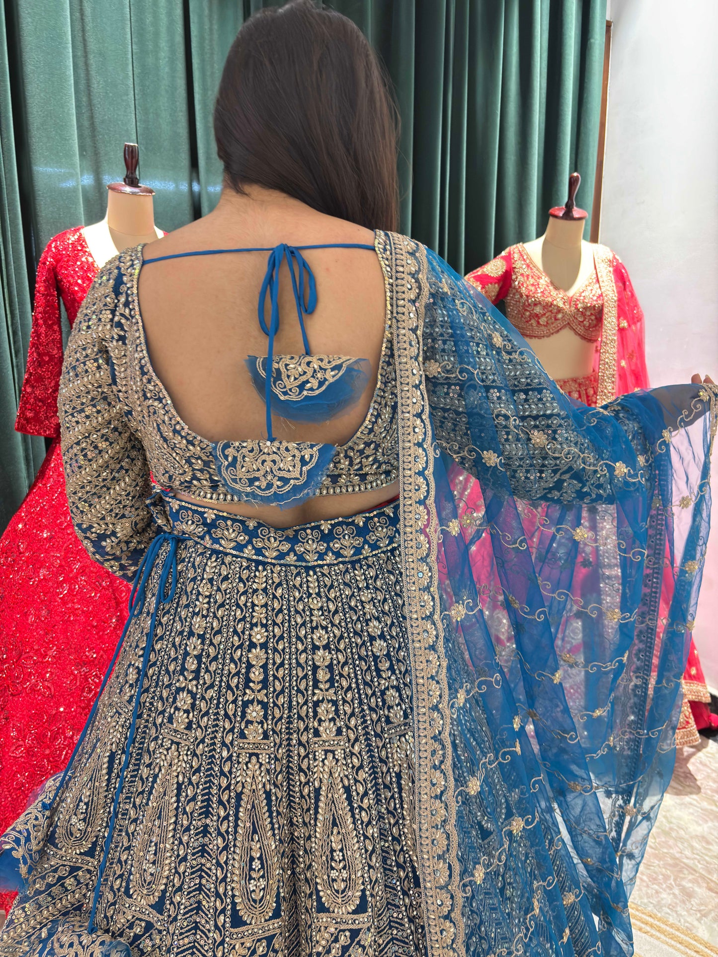 Perfect Lehenga with Intricate Embroidery and Matching Dupatta