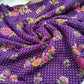 Saree with Multicolour Meenakari Floral Jaal Weave & Heavy Pearl Zardozi Border