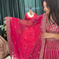 Grand Bridal Lehenga Gold Embroidery and Opulent Motif Work