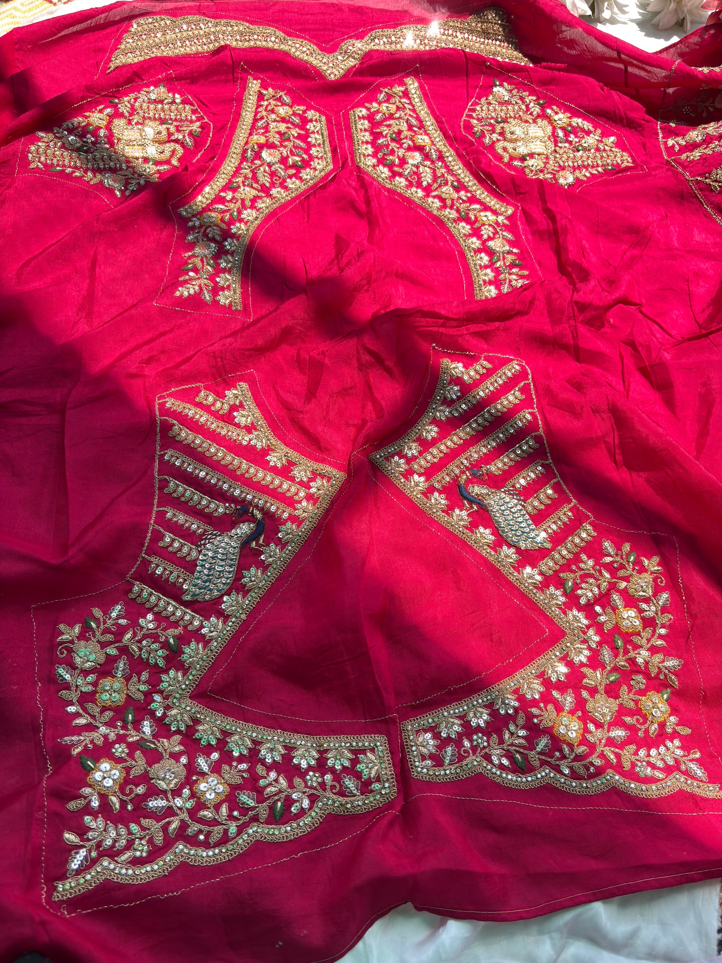 Royal Rani Grand Saree with Heavy Zari Work & Embroidered Border