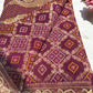 Elegant Wine Saree with Zari Work & Designer Border