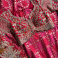 Designer Readymade Saree Blouse with Banarasi Silk Saree