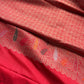 Navy Blue Banarasi Kanchipuram Silk Saree with Green Zari Border