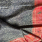 Navy Blue Banarasi Kanchipuram Silk Saree with Green Zari Border