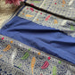 Pink Banarasi Kanchipuram Silk Saree with Green Zari Border