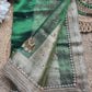 Gajgamini Saree with Elephant Embroidery & Pearl Border Festive Saree