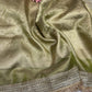 Green Colour Gajraj Maharani Saree With zari border