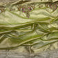 Green Colour Gajraj Maharani Saree With zari border