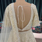 Heavy Embroidered Lehenga with Half-Sleeve Blouse & Net Dupatta