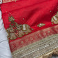Red Colour Gajraj Maharani Saree With zari border