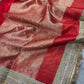 Red Colour Gajraj Maharani Saree With zari border