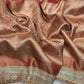 Rust Colour Gajraj Maharani Saree With zari border
