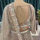 Heavy Embroidered Lehenga with Full-Sleeve Blouse & Net Dupatta