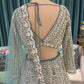Embroidered Non-Bridal Lehenga with Full-Sleeve Blouse & Net Dupatta