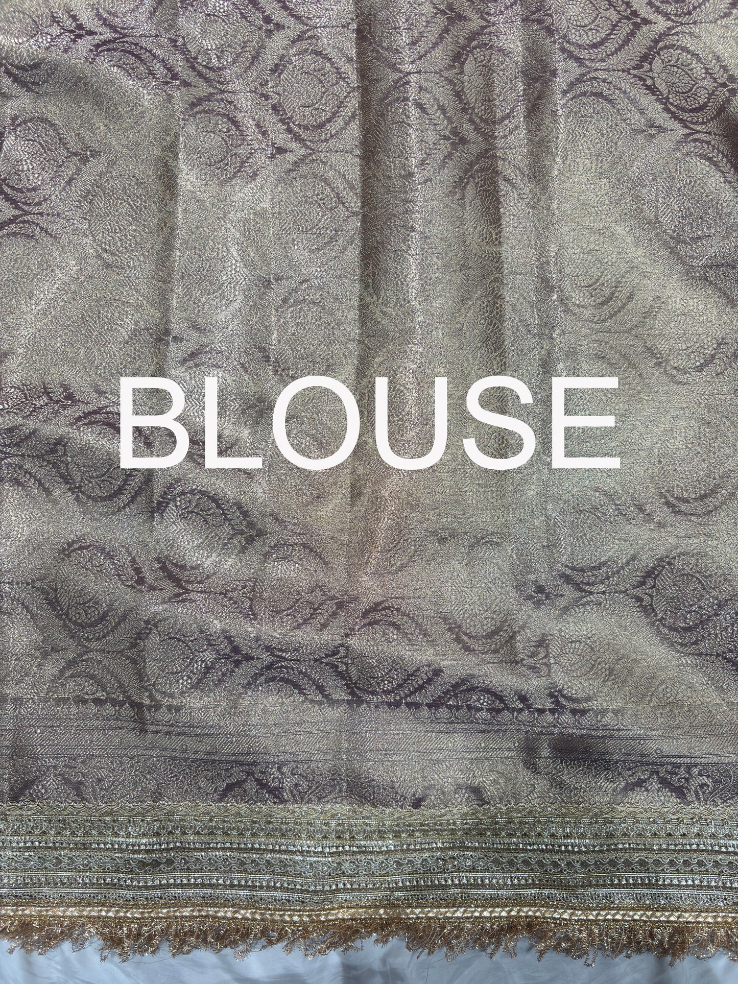 Mauve Colour Gajraj Maharani Saree With zari border