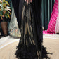Elegance Saree With Feather Accents And Sequin Embellishments