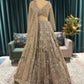 Embroidered Lehenga with Full-Sleeve Blouse & Net Dupatta