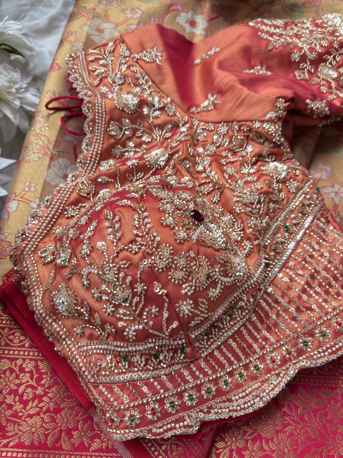 Grand Designer Sarees With Heavy Designer Blouse