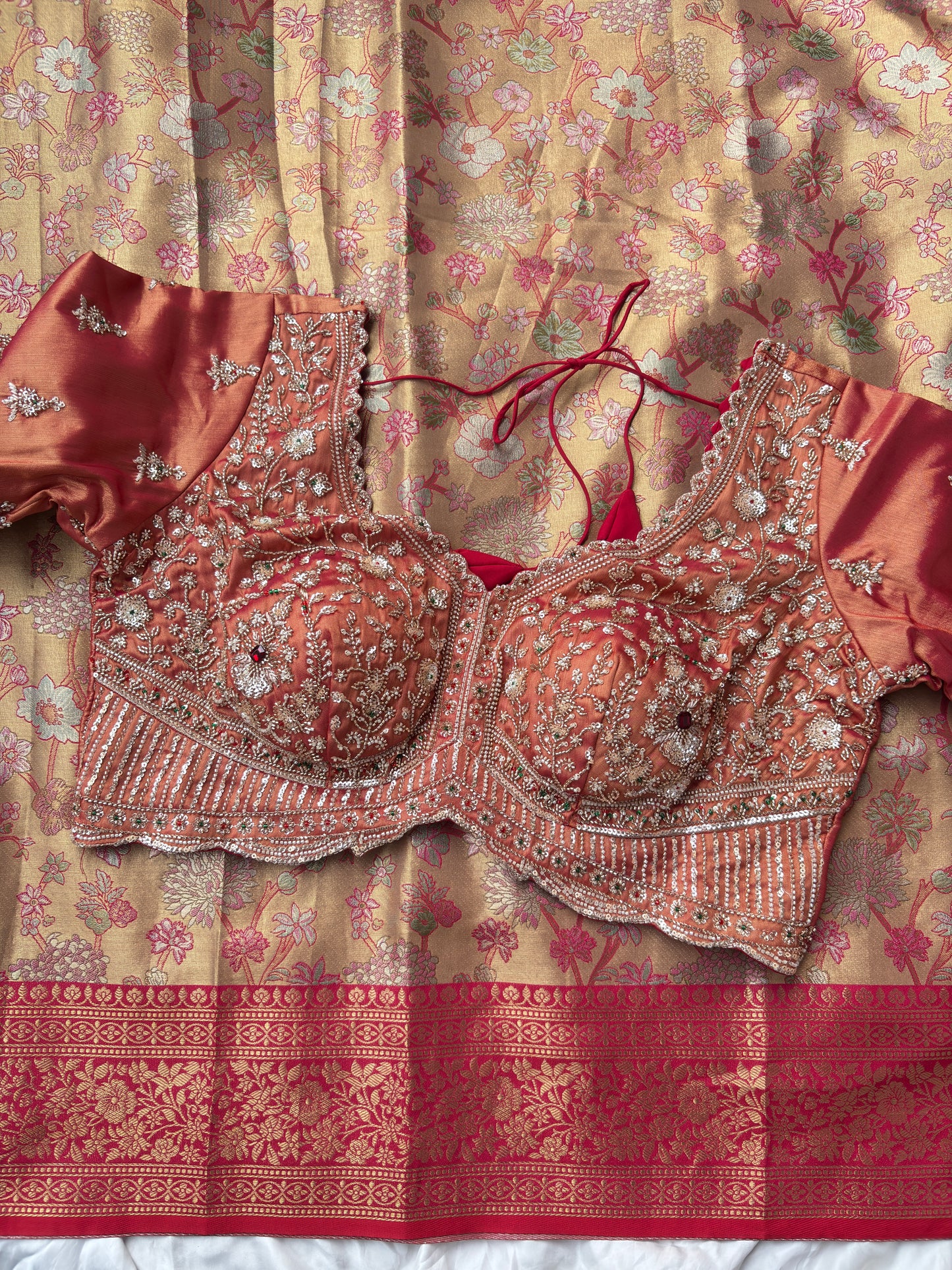 Grand Designer Sarees With Heavy Designer Blouse