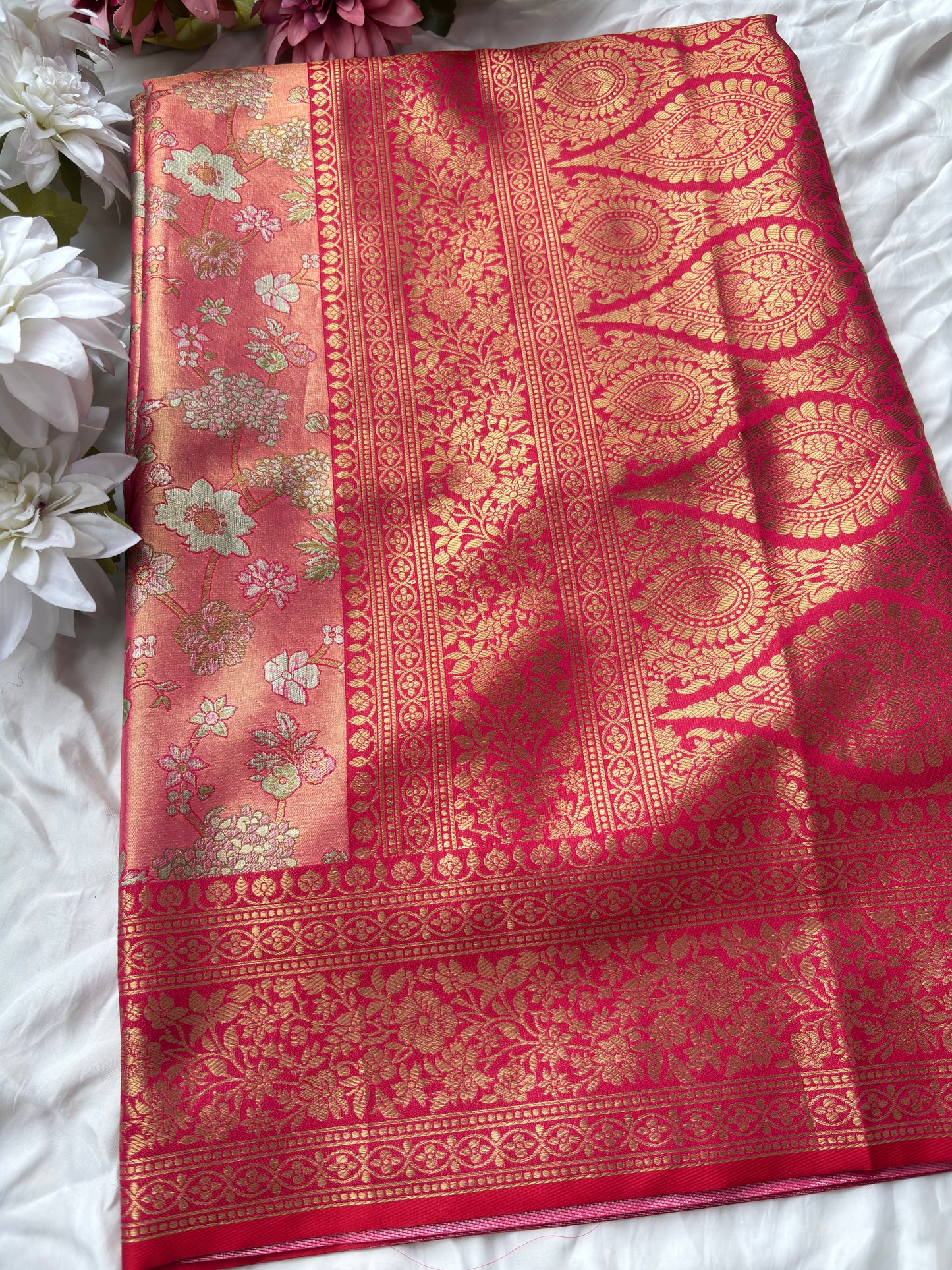 Kanchipuram Sarees With Grand Designer Blouse