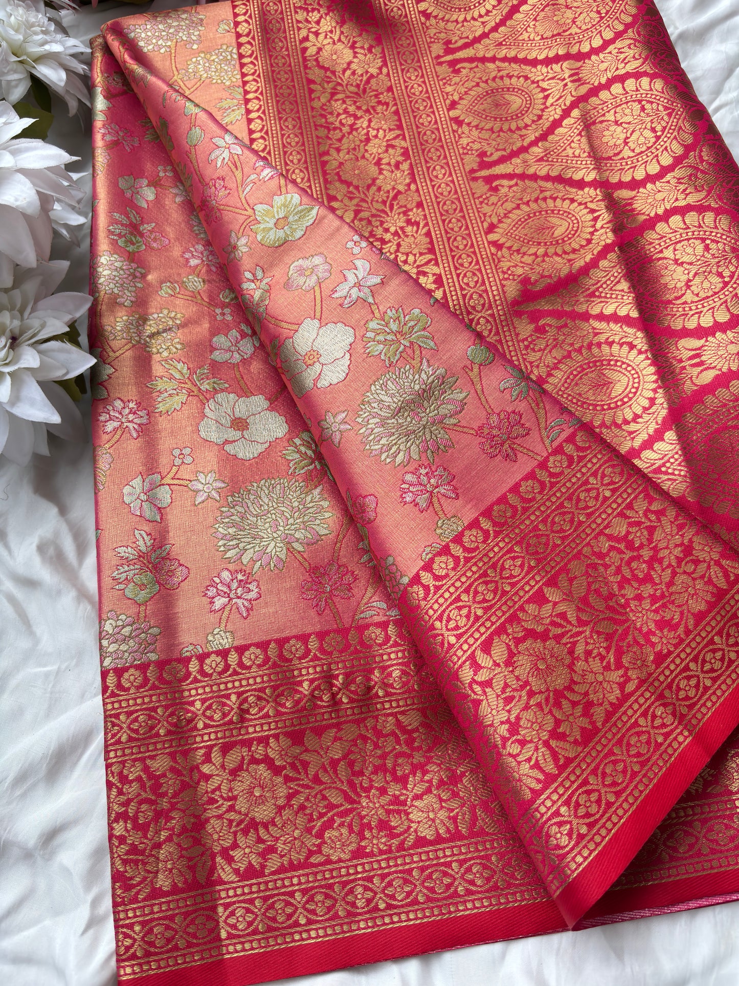 Kanchipuram Sarees With Grand Designer Blouse