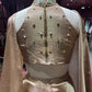 Golden Designer Lehenga Choli with Heavy Embroidered Blouse & Dupatta