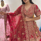 Regal Bridal Lehenga with Exquisite Golden Embroidery