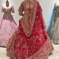 Regal Bridal Lehenga with Exquisite Golden Embroidery
