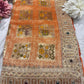 Grand Radiant Orange Saree with Gemstone Border