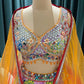 Multicolor Patchwork Embroidered Lehenga Set