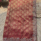 Deep Maroon Zardozi Embroidered Blouse with Designer Saree
