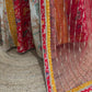 Grand Multihued Panelled Lehenga with Beadwork & Heritage Motifs