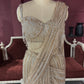 Designer Shimmering Drape Saree with Beaded Elegance