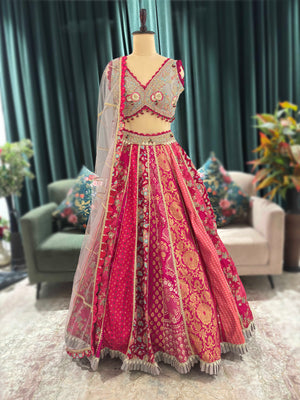 Elegant Traditional Lehenga with Intricate Design