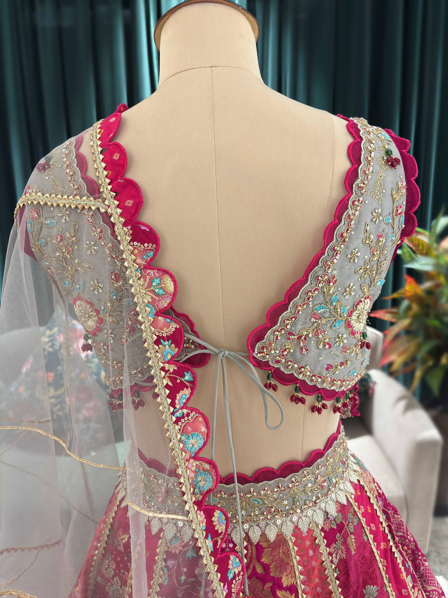 Elegant Traditional Lehenga with Intricate Design