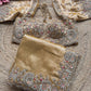 Gold Royal Embroidered Blouse Peacock & Elephant Bridal Design