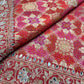 Red Pink Designer Bandhani Saree with Heavy Embroidered Border
