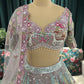 Grand Intricately Embroidered Lehenga with Elegant Craftsmanship