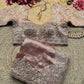 Dusty Rose Embroidered Saree with Designer Blouse Elegant Wedding Wear